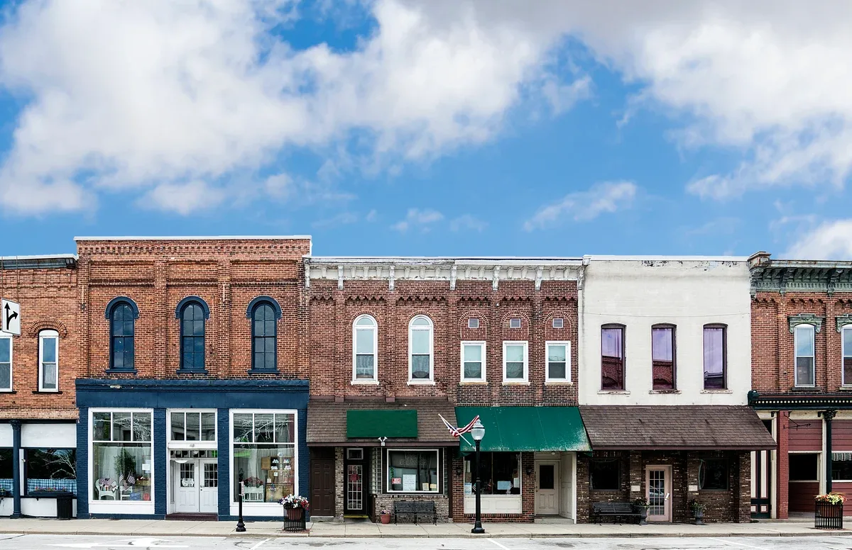 A Canadian main street — the DDF pool is national by design, drawing opted-in listings from brokerages across the country