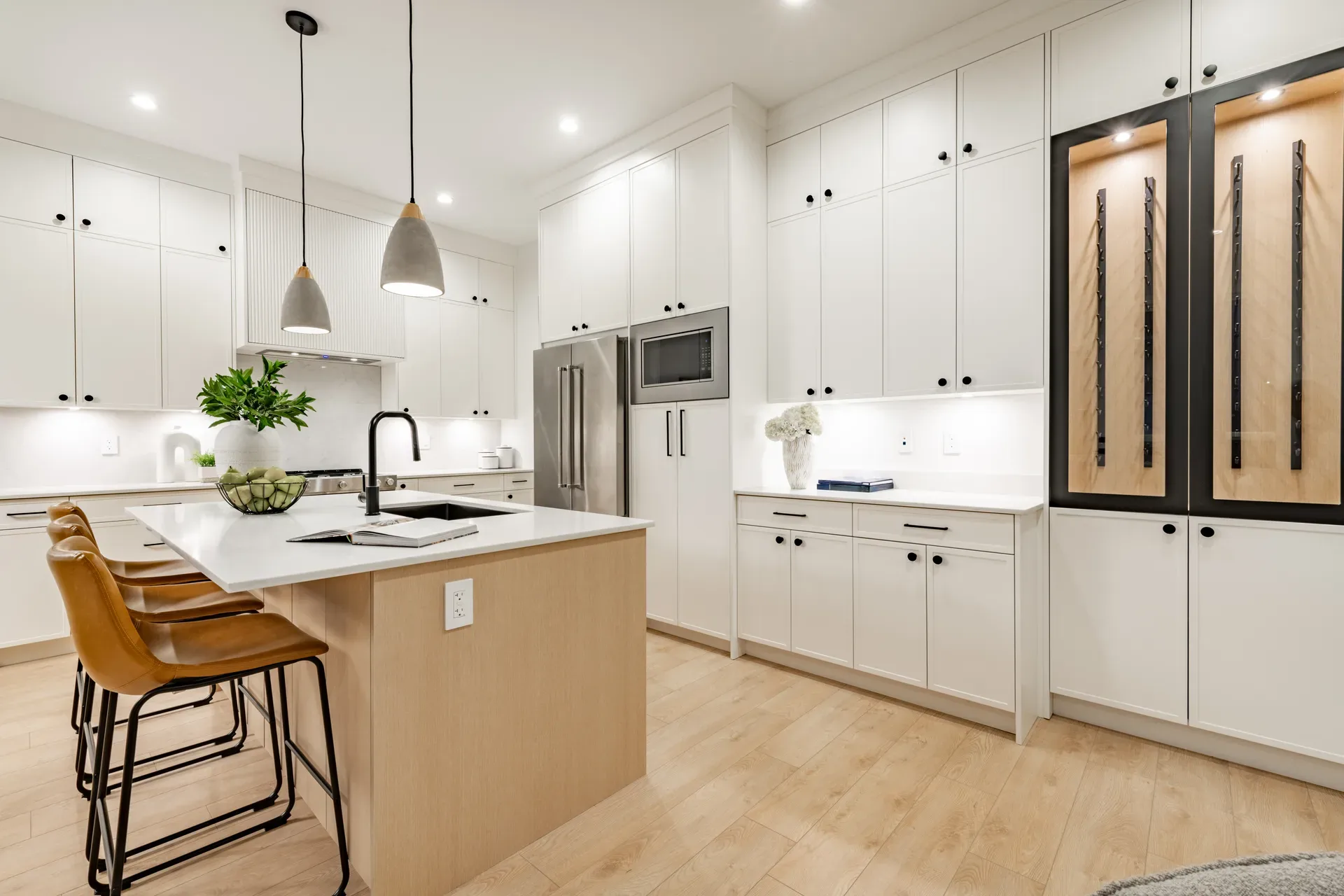 A new-construction interior still being finished — the stage warranty coverage is built for