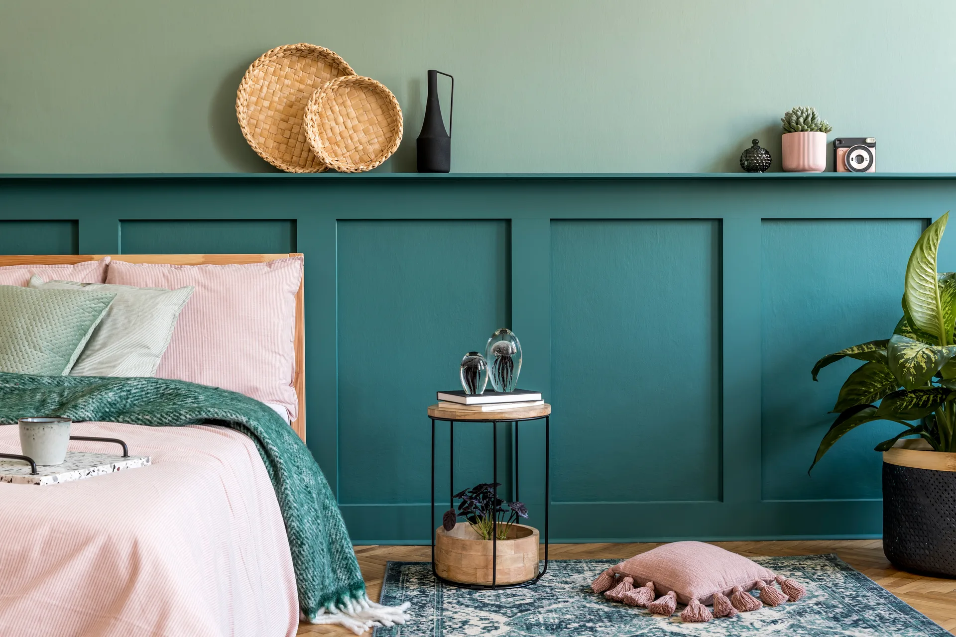 A bedroom mid-staging — the preparation window a coming-soon page announces