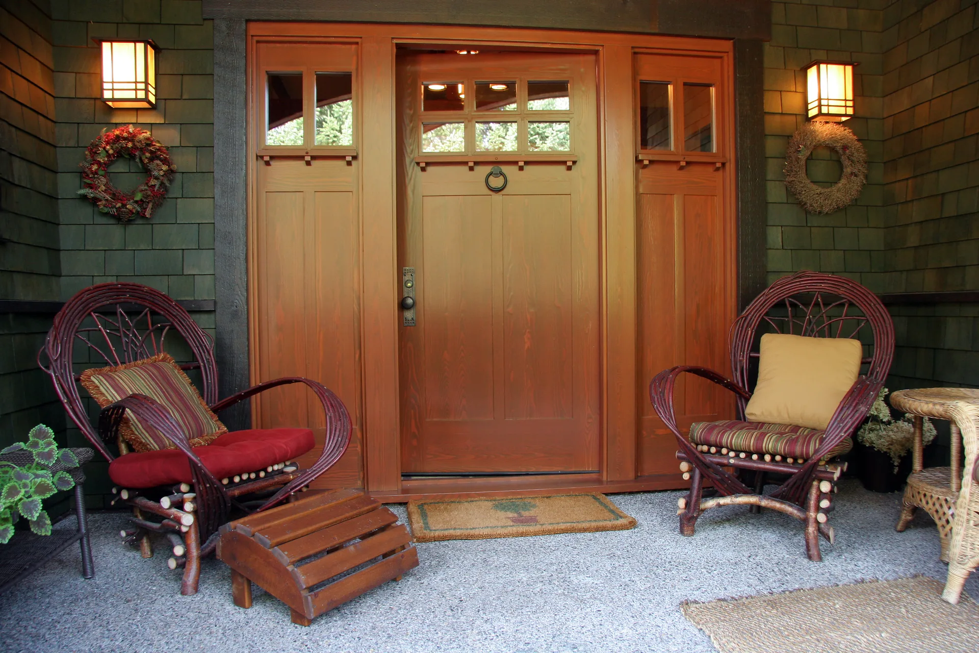 A newly finished home awaiting its final municipal inspections