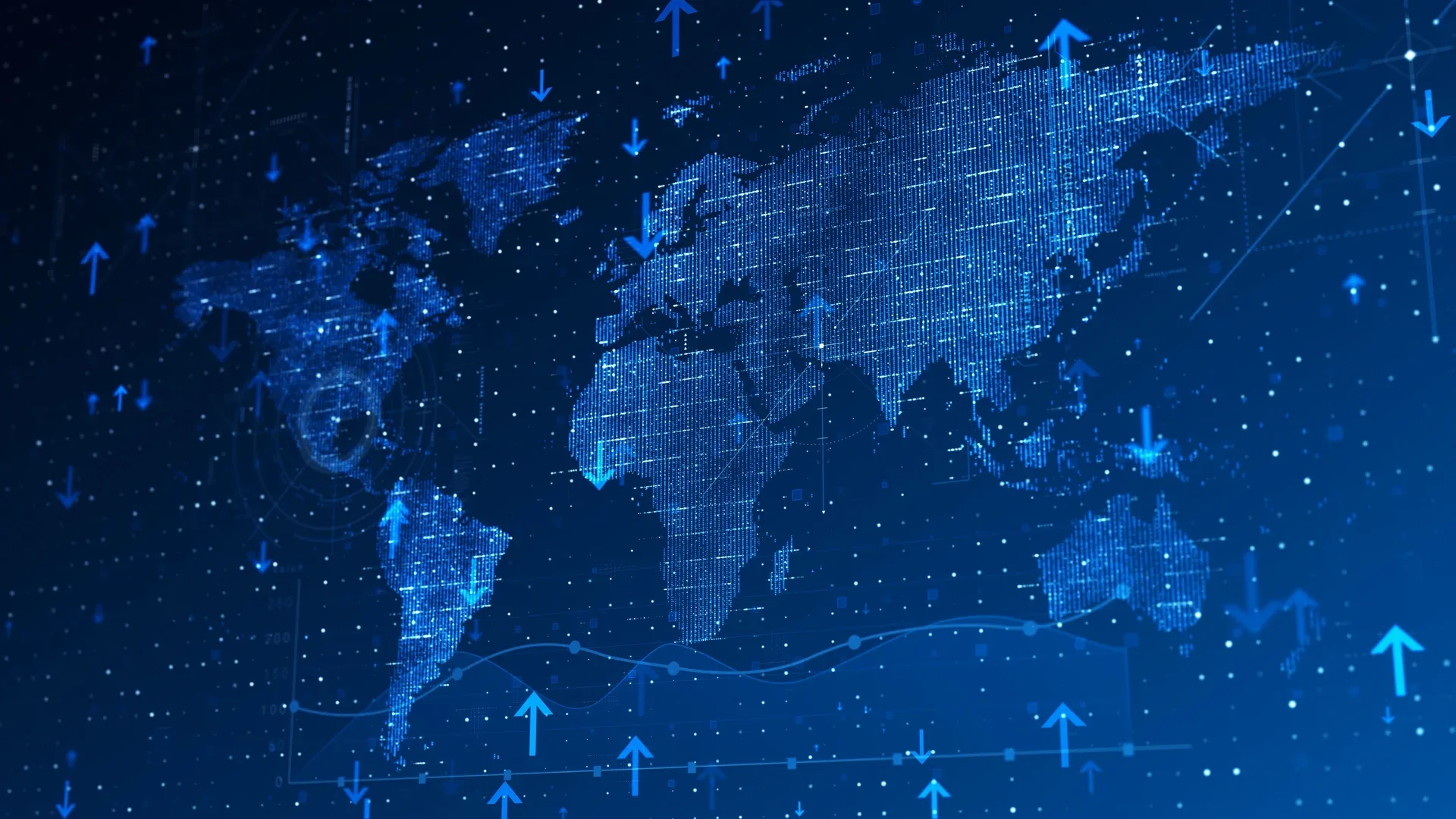 A three-dimensional data chart — the off-market layer adds depth behind every address